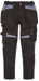 BLÅKLÄDER Trousers 15551860 Cotton, PL (Polyester) Black, Grey Size 32S