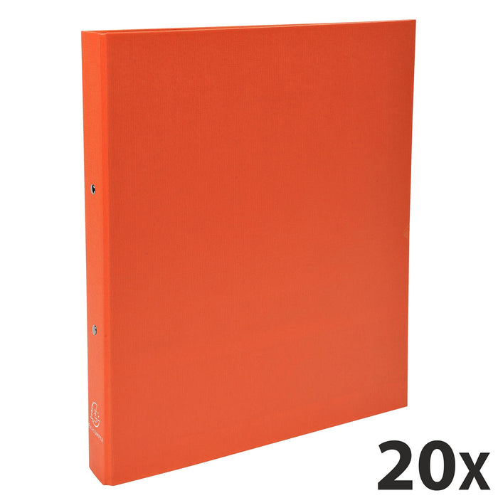 Exacompta Ring Binder Polypropylene A4 2 ring Orange Pack of 20