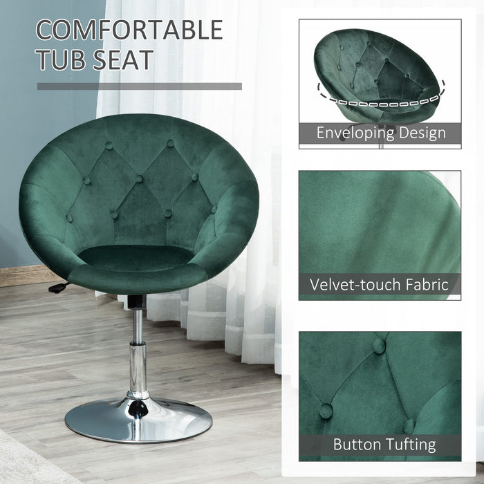 HOMCOM Bar Stool 835-472GN Green