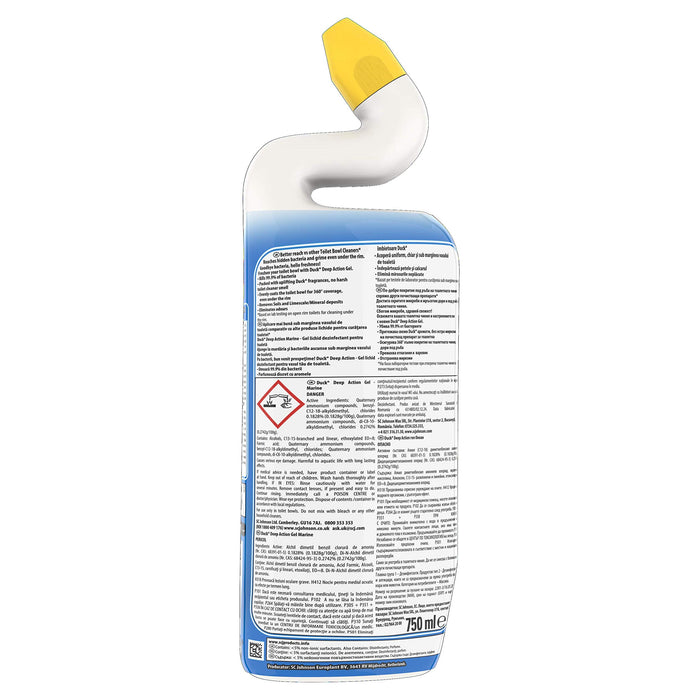 Duck Deep Action Gel Toilet Cleaner 750 ml