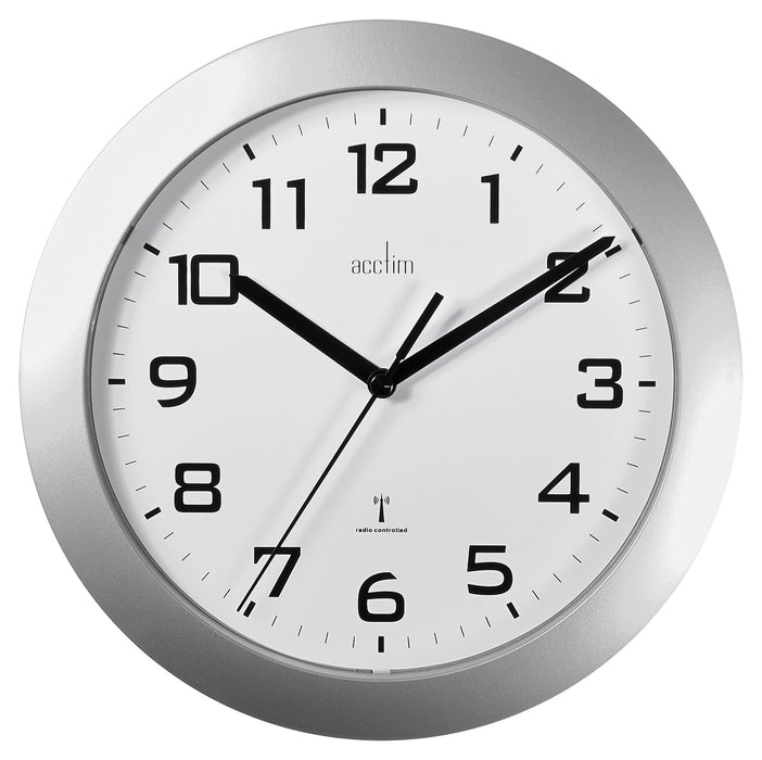 Acctim Wall Clock 74367 23 x 23 x 4.5 x 23 cm Silver