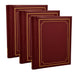 ARPAN Photo Album CL-SM72-REDX3 36 Sheets Red Pack of 3