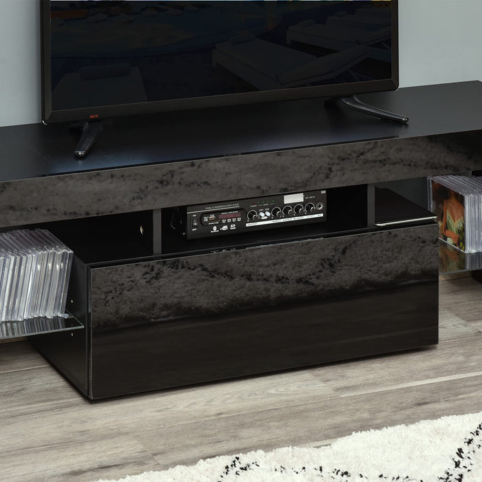 Homcom TV Stand Black 350 x 450 mm