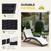 OutSunny Metal, PE (Polyethylene) rattan, PL (Polyester), Sponge Lounge Chair 862-059V70GY Grey