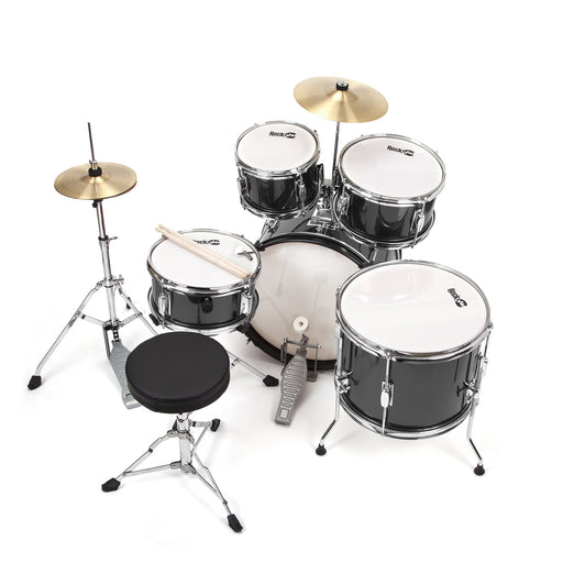 PDT RockJam 5-Piece Junior Drum Set Blk