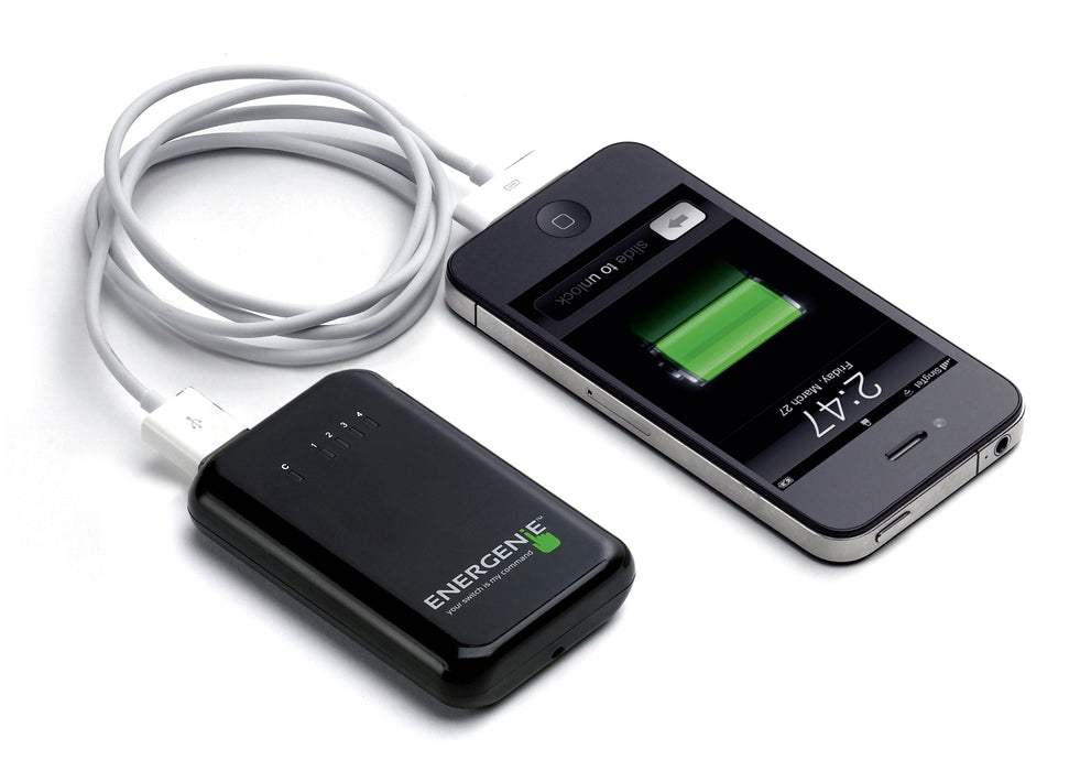 EnerGenie 2500 mAh Universal Power Bank White