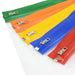 Rapesco Zip Lock Bags 1507 A3 Zip PP (Polypropylene) 42 (W) x 3 (D) x 29.7 (H) cm Assorted Pack of 5