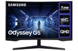 Samsung Odyssey G5 27 Inch 2560 x 1440 Pixels 1000R FreeSync Premium HDR10 Quad HD VA Panel HDMI DisplayPort Curved Gaming Monitor