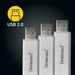 Intenso USB Stick Silver 32GB Triple Pack