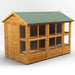 Power Garden Shed 106PAPS Golden Brown 10x6