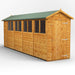 Power Garden Shed 184PA Golden Brown 18x4