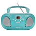 Groov-e Portable Cd Radio Boombox GVPS733/BE Teal