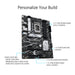 ASUS PRIME H770-PLUS D4 - Motherboard - ATX - LGA1700 Socket - H770 Chipset - USB 3.2 Gen 1, USB 3.2 Gen 2, USB4, USB-C 3.2 Gen2 - 2.5 Gigabit LAN - onboard graphics (CPU required) - HD Audio (8-channel)