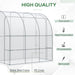 OutSunny Lean to Greenhouse 214 x 118 x 212 cm