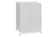 ARPAN Laundry Basket 9193W Nylon White With Lid 24.5 cm x 45 cm