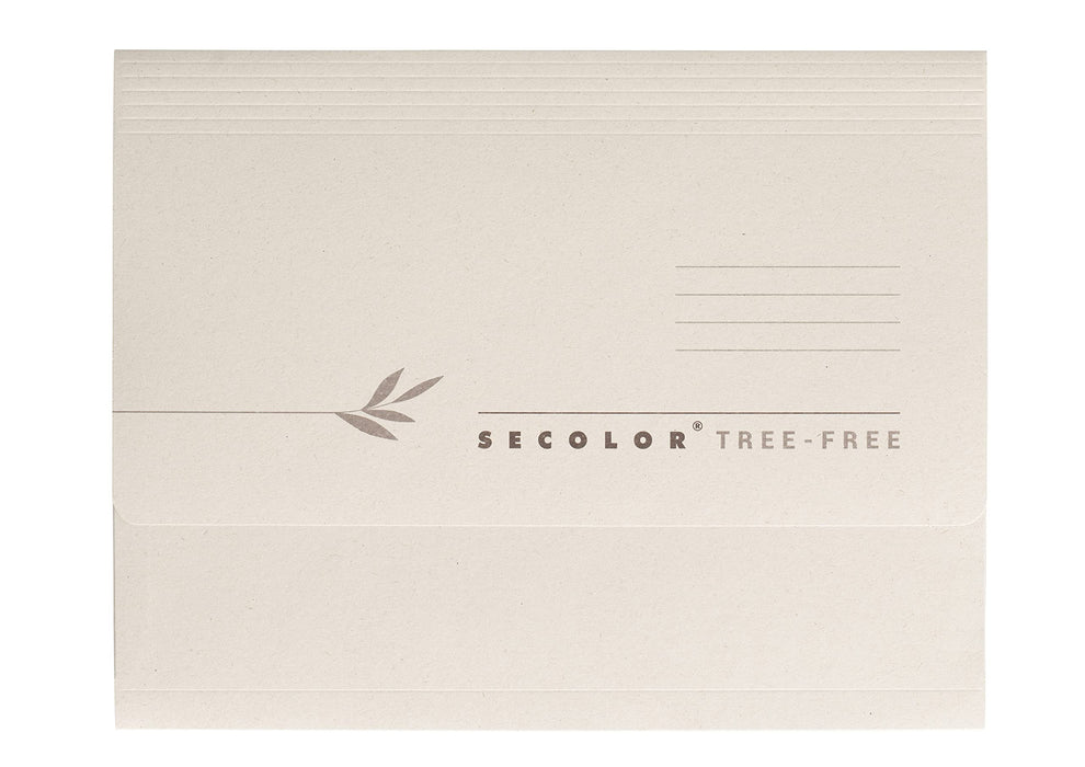 Djois Tree-Free Expanding File A4+ Cream Cardboard 226 gsm Pack of 10