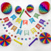 On the Wall Garland Happy Birthday Multicolour 23188 Set of 14