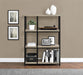 Alphason Elmwood Bookcase 9650096PCOM 800 x 300 x 1135 mm Distressed Grey Oak