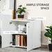 HOMCOM Storage Cabinet White 390 x 700 mm