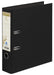 Exacompta Lever Arch File A4 80 mm Black 2 ring Cardboard Smooth Portrait Blue Angel UZ56 (Recycled Card Stationery), Recycled 62%