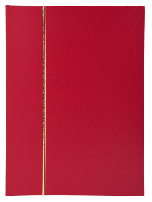 Stamp Album Faux Leather Cover Red 48 pages