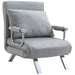 HOMCOM Sofa Bed Grey 690 x 800 mm