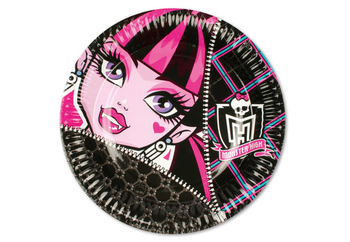 Monster High Party 23cm Plates 8-Pack