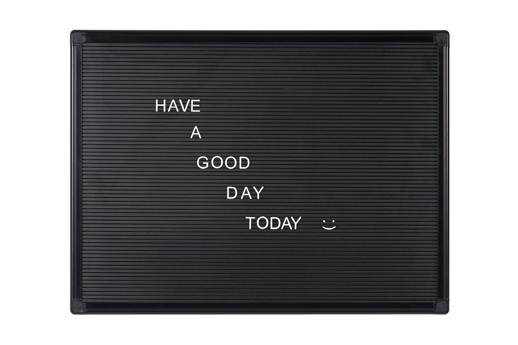 Bi-Office Maya Trendy Magnetic Letter Board with Alumium Frame 600 x 450 mm