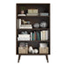 Novogratz Bookcase 1686801COMNUK Walnut 800.1 (W) x 298.4 (D) x 1,390 (H) mm