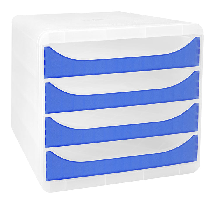 Exacompta Drawer Unit Plastic Royal Blue