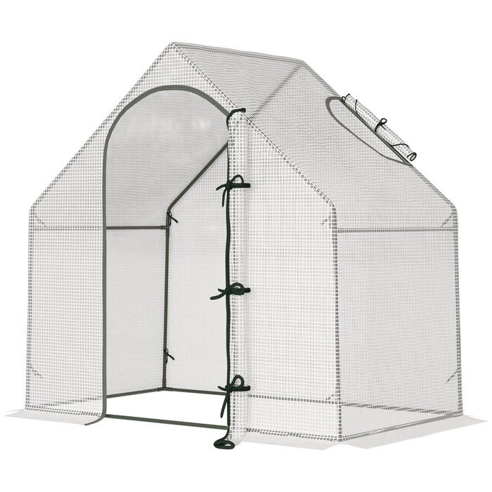 OutSunny Greenhouse White 180 x 100 x 165 cm