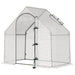 OutSunny Greenhouse White 180 x 100 x 165 cm