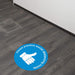 Trodat Floor Sticker Please practice social distancing inside Vinyl 40 x 40 cm