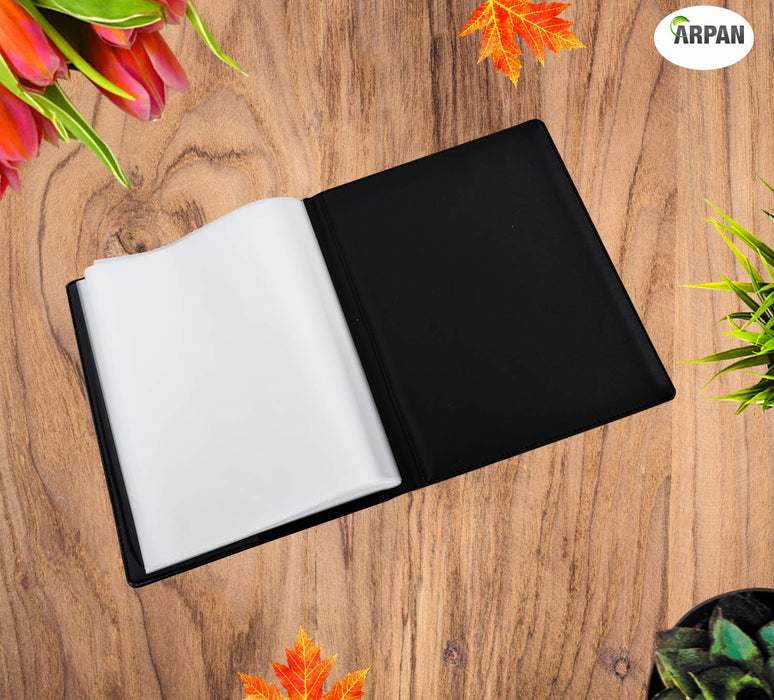 ARPAN Display Book A4 Black 48 Pockets 24 x 30 x 3 cm