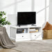 HOMCOM TV Stand MDF (Medium-Density Fibreboard) White 103 x 40 x 45.5 cm