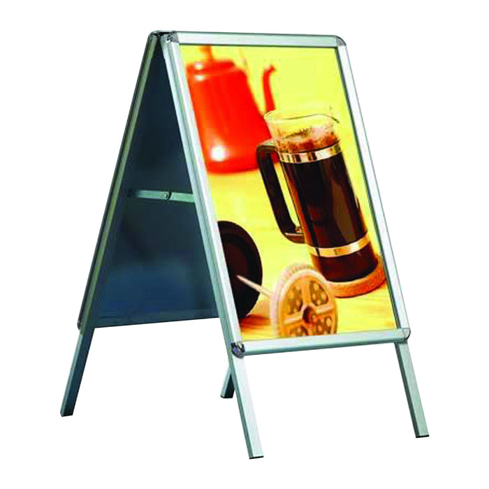 Seco Aluminium Snap Frame A-Board 32mm 20 x 30 Inches Silver - 2030AB