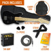 3rd Avenue Junior Electric Guitar Black Set