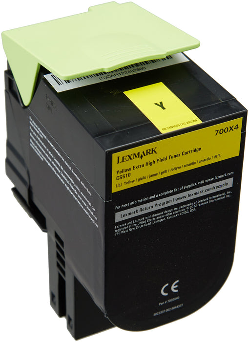 Lexmark 7CX4 toner cartridge Original Yellow 1 pc(s)