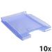 Exacompta Letter Tray Combo Mini Ice Blue Pack of 10