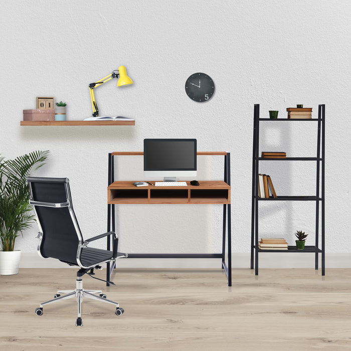 Nautilus Designs Workstations - Home Office Model: Bdw/I203/Bk-Wn Wood