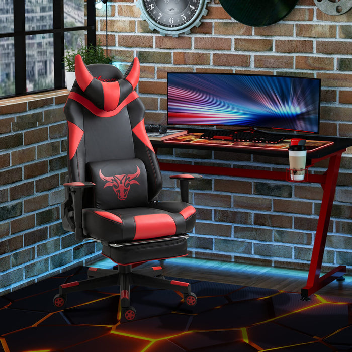 Vinsetto Gaming Chair 921-208V70RD Red 61 (W) x 71 (D) x 135.5 (H) mm