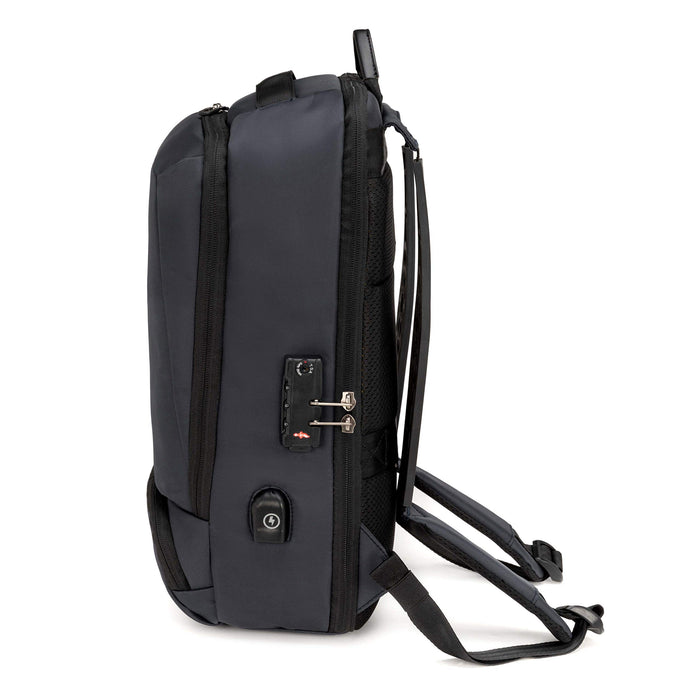 Falcon Laptop Backpack is0212 15.6 Inch Polyester Navy 33 x 10 x 46 cm