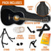 3rd Avenue Classical Guitar Full Size Black Set