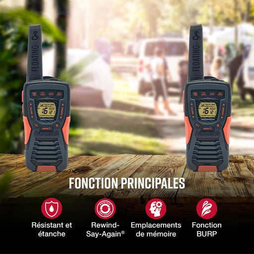 Cobra Two-Way Radio Set AM1055 Black Pack of 2