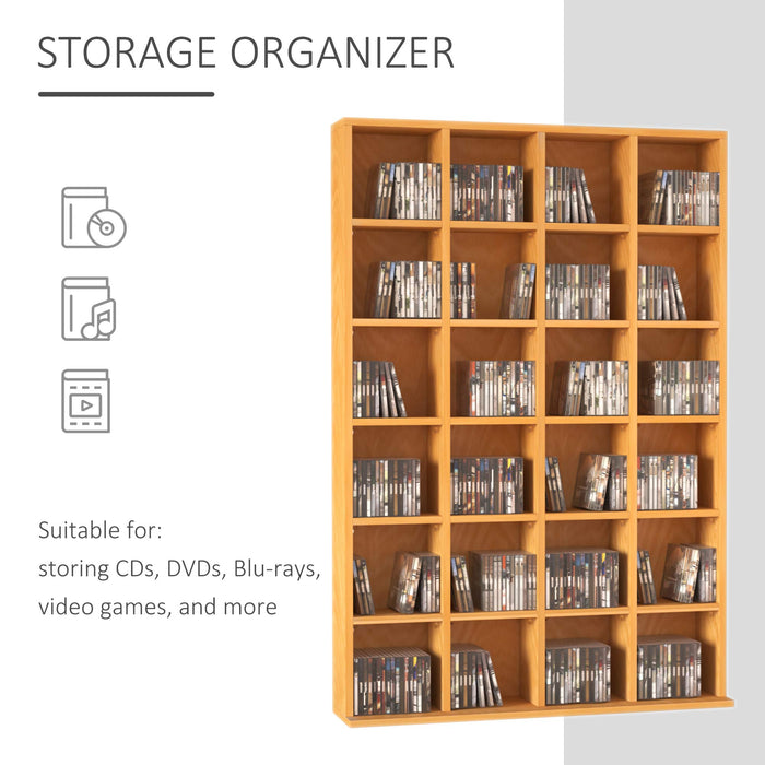 Homcom Shelving Unit for 420 CDS Beech