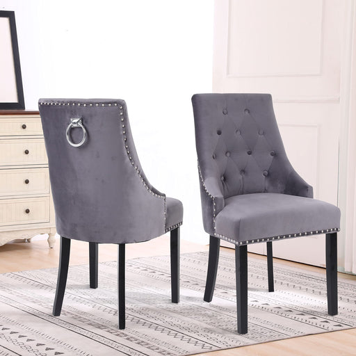 NEO Dining Chairs Non Height Adjustable Dark Grey 2XKNOC-CHR-DG 530 (W) x 660 (D) x 920 (H) mm Pack of 2