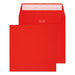 Creative Coloured Envelope Non standard 160 (W) x 160 (H) mm Adhesive Strip Red 120 gsm Pack of 500