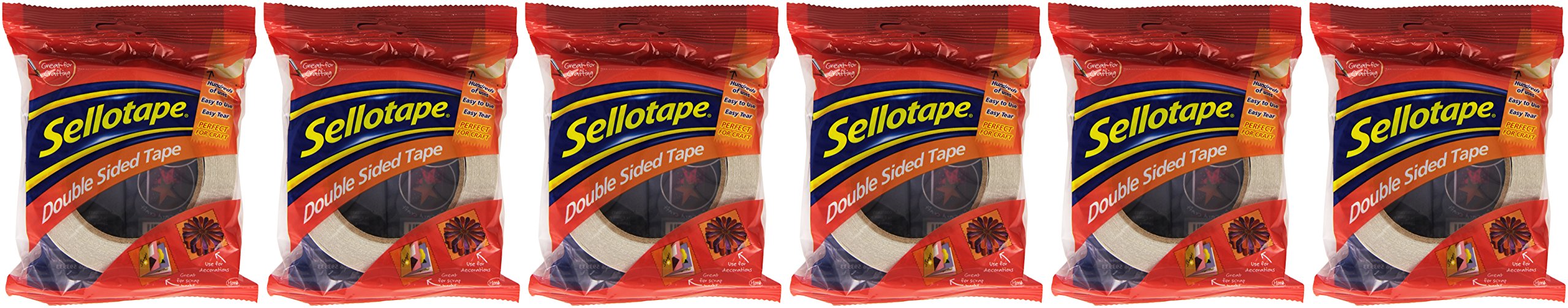 Sellotape Double Sided Tape 25mm x 33m White