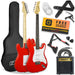 3rd Avenue Electric Guitar Red 4/4 Size Set