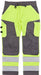 BLÅKLÄDER Trousers 15661811 Cotton, PL (Polyester) Yellow, Mid Grey Size 51S